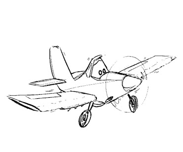 #7 Disney's Planes Coloring Page