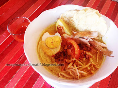  Soto Medan orisinil juga terkenal dengan kuah soto yang yummy dan benar Resep Soto Medan Ayam Kampung Terkenal Gurih