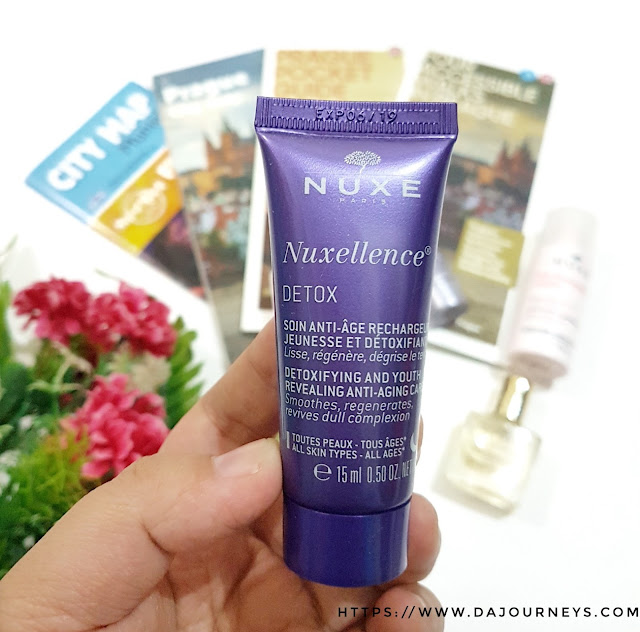 Nuxe Detoxifying and youth revealing anti-ageing night care review