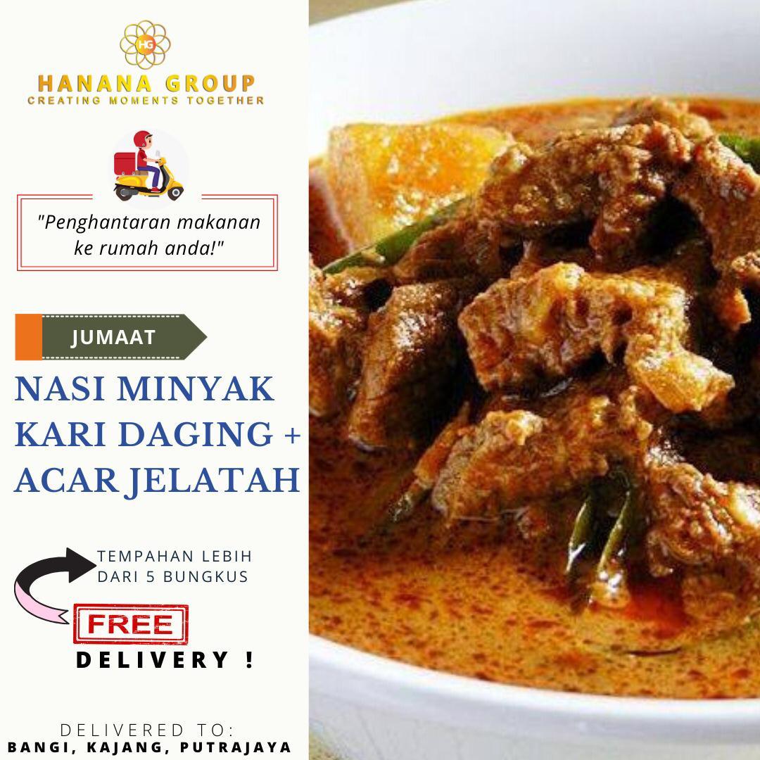 Nak Order Makan Tengah Hari Dekat Mana? Jom Order Dengan Hanana Delivery's [Sekitar Kajang, Bangi, Putrajaya, Cheras, Seri Kembangan dan Puchong]