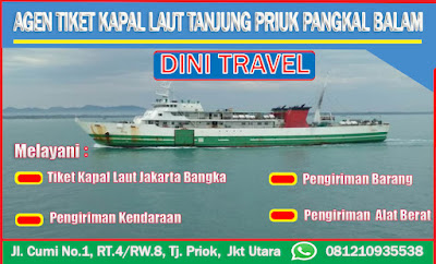 Jual Tiket Kapal Laut Jakarta Bangka 081210935538