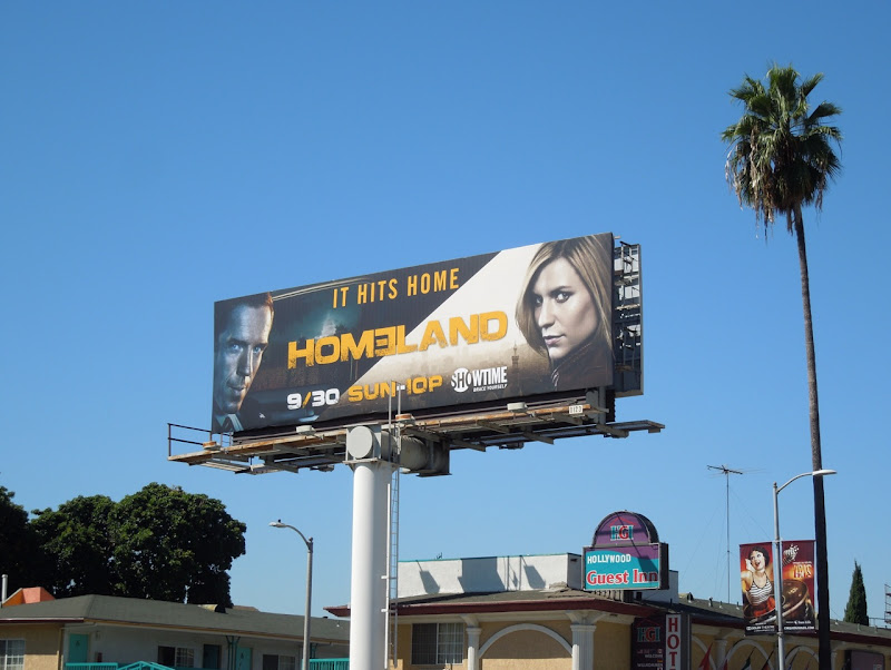 Homeland season 2 billboard Sunset Boulevard