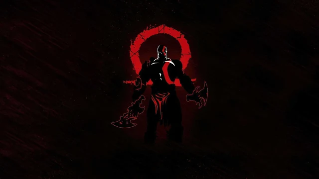 Kratos God Of War In Dark