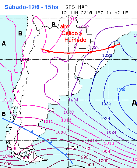 Meteorología Práctica: junio 2010