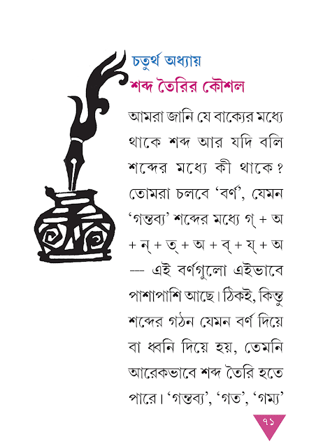 শব্দ তৈরির কৌশল | চতুর্থ অধ্যায় | সপ্তম শ্রেণীর বাংলা ব্যাকরণ ভাষাচর্চা | WB Class 7 Bengali Grammar