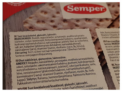 Bild av innehållsförteckningen för Sempers glutenfria Lantknäcke.