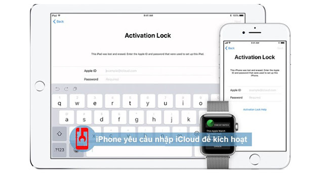 iPhone iPad dính iCloud xuất hiện rất nhiều