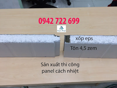 Vách ngăn nhà xưởng bằng tấm panel eps cách nhiệt