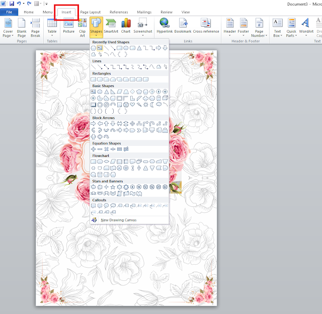 Download Template Desain Undangan Pernikahan Dengan Word