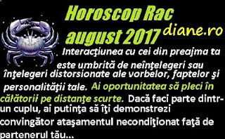 Horoscop august 2017 Rac 