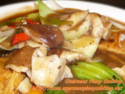 Stirfry Vegetables and Tofu with Black Bean Sauce