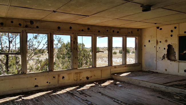 Abandoned Schoolhouse in Mountainair, New Mexico