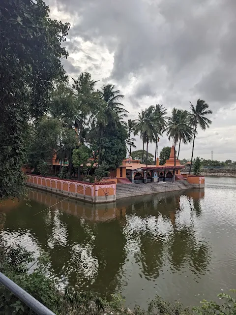 Ramdara mandir is built on the pond