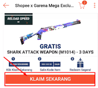 Shopee X garena free fire : Cara Mendapat Kode Redem dan Gratis dari Shopee X free fire