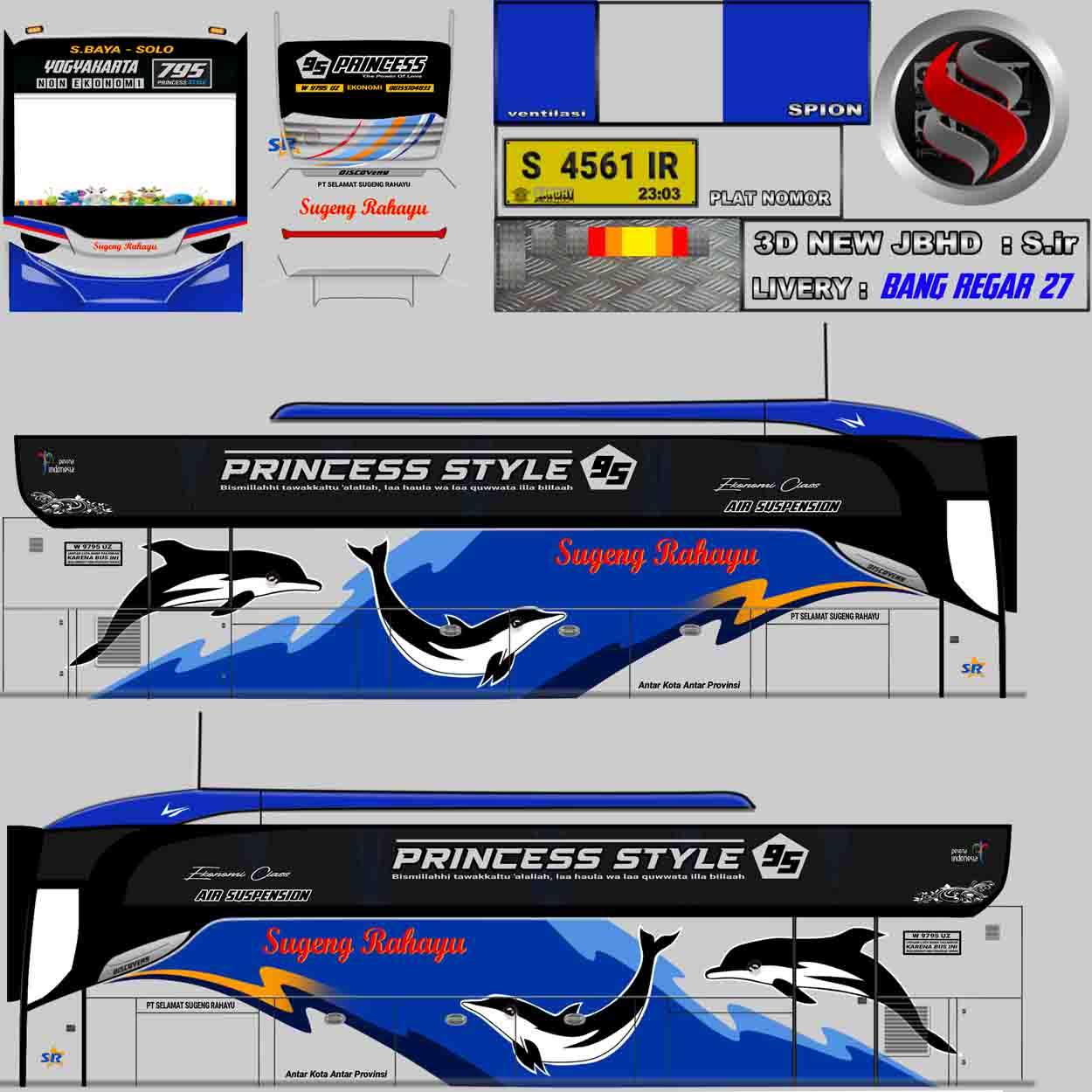 livery bussid sugeng rahayu hd