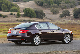 Rear 3/4 view of 2016 Acura RLX Sport Hybrid