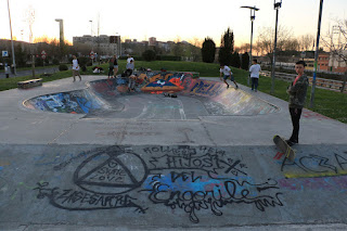 Pista de skate en Desierto