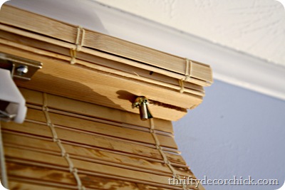 hanging bamboo blinds