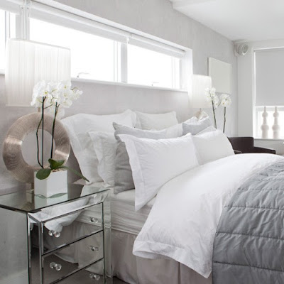 Bedroom with White Walls