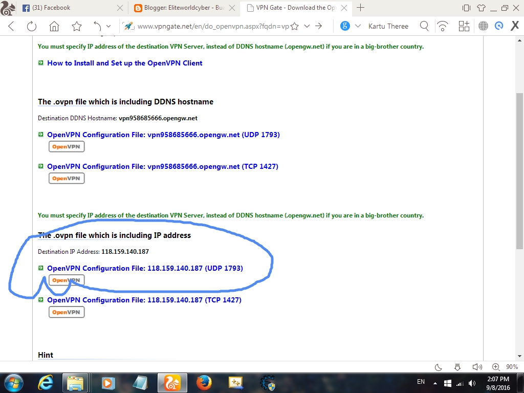 Cara Membuat Config OpenVPN UDP Free Unlimited Theree | EliteWorldCyber