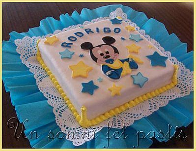 Muyameno Com Tortas De Mickey Mouse Bebe Para Fiestas Infantiles