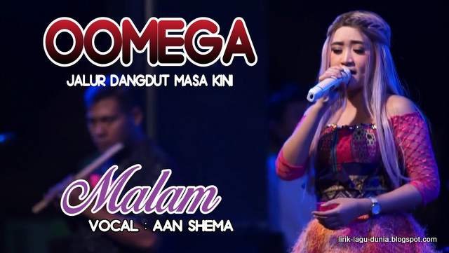 Lirik Lagu Malam - Aan Shema / Rita Sugiarto