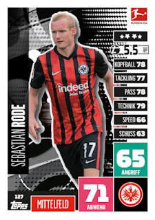 Topps Match Attax Bundesliga 2020-2021 Eintracht Frankfurt Set