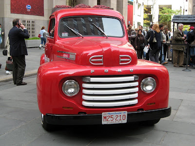 Red Ford Pickup Truck 1949 F1