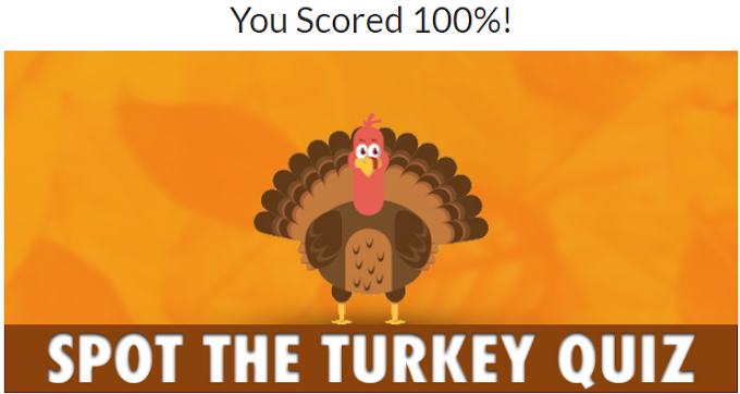 spot the turkey quiz answers 100% score quizdiva