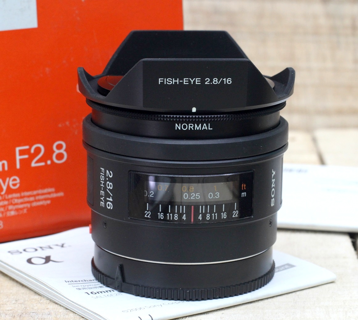 Sony 16mm F2.8 ( A-Mount ) - Wide - Fisheye  Jual Beli 