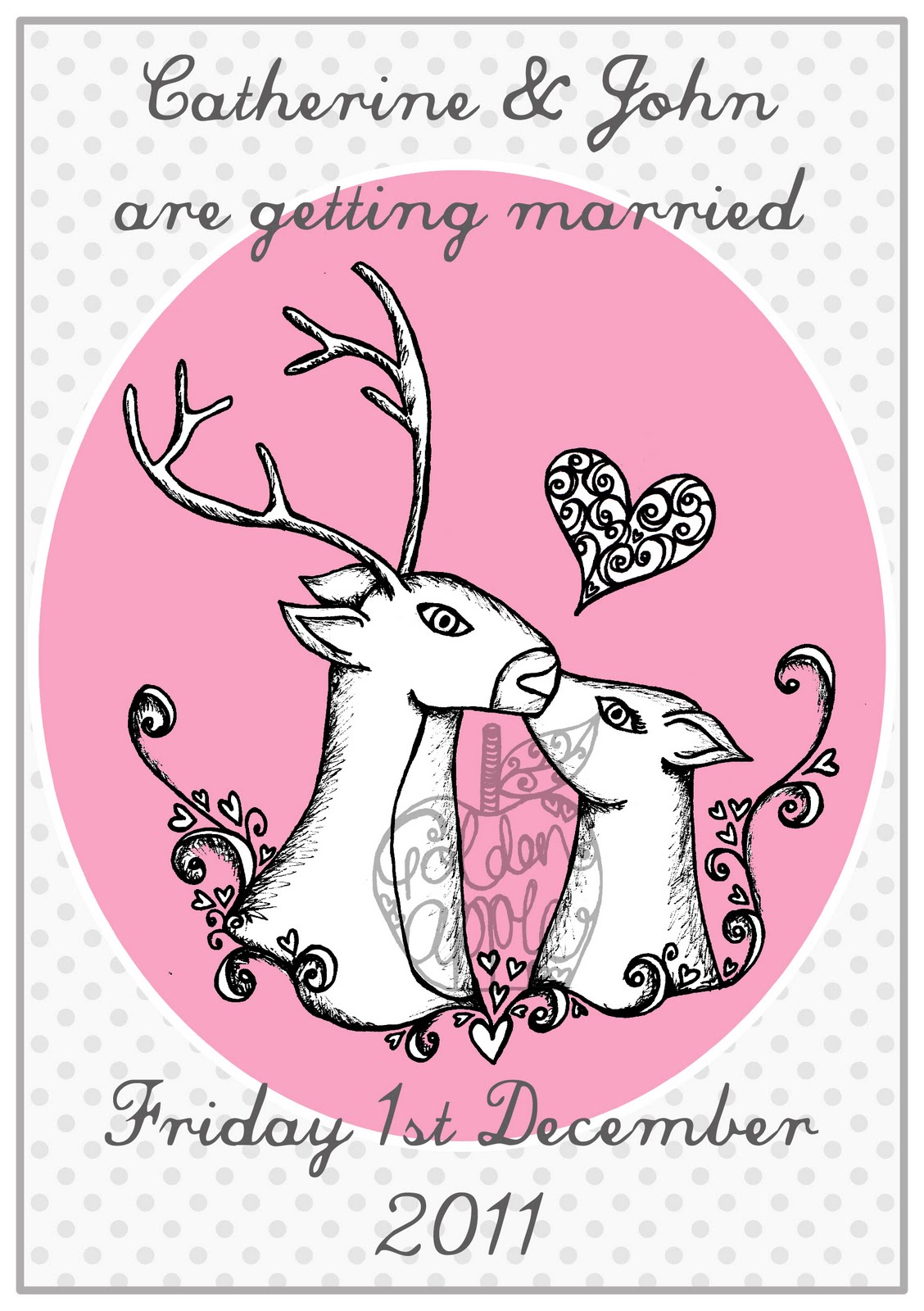 Oh Deer Wedding Invitation