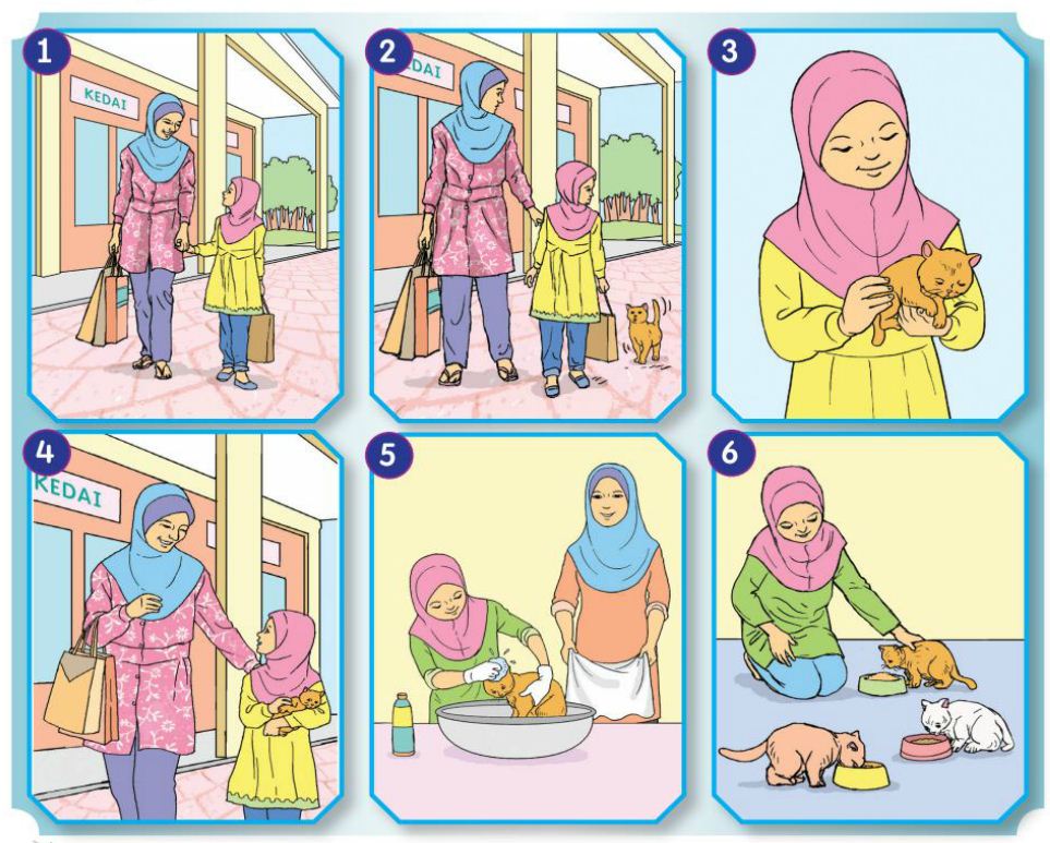 Contoh-contoh Karangan Sekolah Rendah: Cerita: Anak Kucing Comel