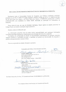 declaração de residencia para filho