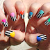 RAINBOW TRIANGLES + MONOCHROME STRIPES