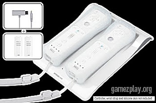 Contact Free charger for Nintendo Wii image of controllers charging