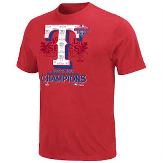 Texas Rangers American League Championship T-Shirt