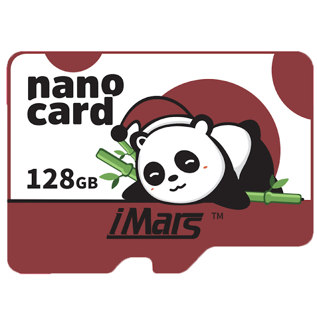 iMars 32G 64G 128G Panda Style High Speed High Capacity Micro Memory Card 