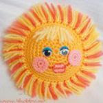 patron gratis sol amigurumi, free amigurumi pattern sun