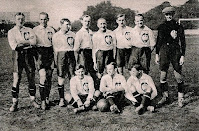 SELECCIÓN DE POLONIA - Temporada 1923-24 - Stefan Fryc, Reyman, Kaluza, Cyll, Sperling, Kuchar, Batsch y Wisniewski; Spoida, Styczen y Cikowski - POLONIA 0, HUNGRÍA 5 (Eissenhoffer, Hirzer 2 y Opata 2) - 26/05/1924 - Juegos Olímpicos de París, fase preliminar - París, Francia, estadio Olímpico