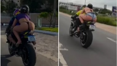 CNH PERDIDA? Influenciador que viralizou com 6 mulheres de BIQUÍNI em moto PODE TER CARTEIRA SUSPENSA!