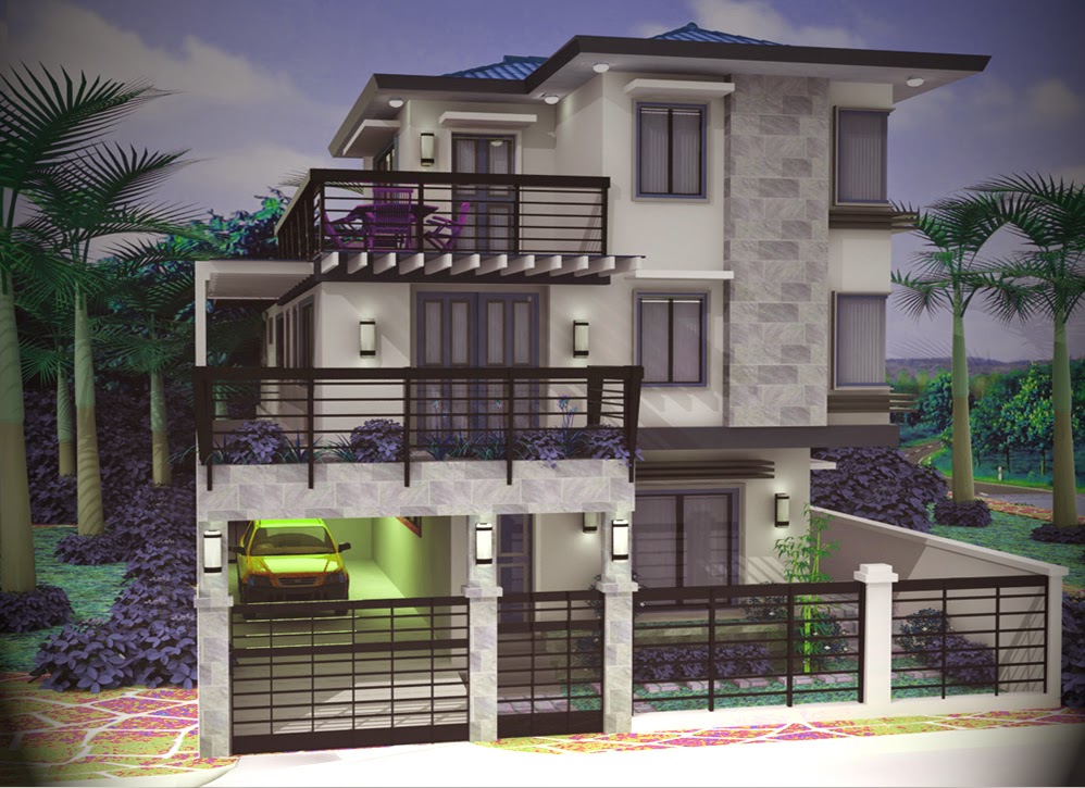 Desain Rumah Minimalis Modern 3 Lantai Marte Designs 