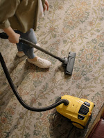 Cleaning with vacuum cleaner