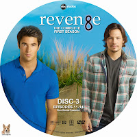 Label DVD Revenge T1 D1 a D5