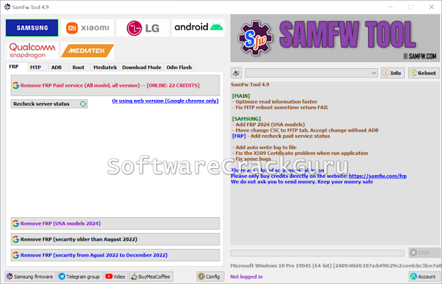 SamFw Tool V4.9 (Latest Version) Free Download