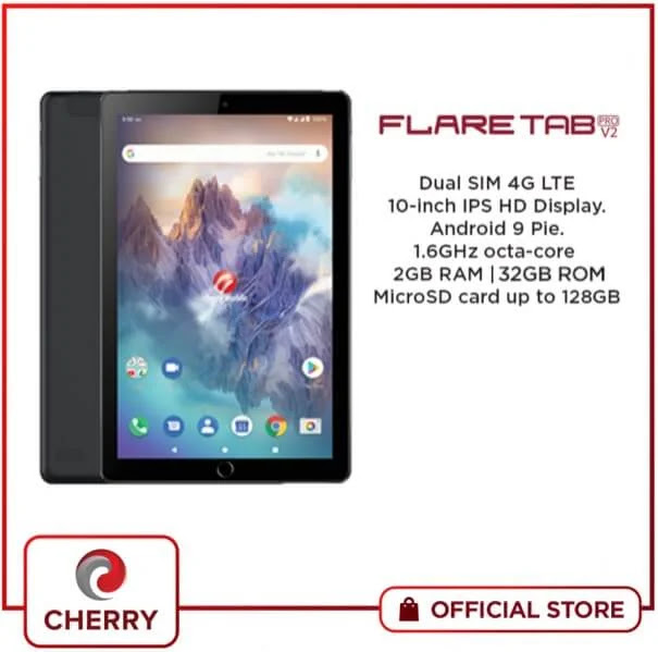 Cherry Mobile Flare Tab Pro V2 Dual Sim 4g Lte Octa Core Tablet For Only Php5 999 Teknogadyet