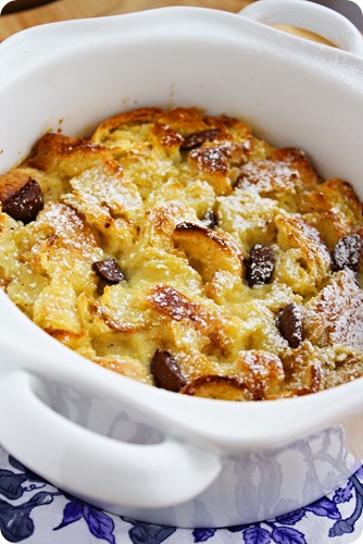 Croissant And Chocolate Bread Pudding The Comfort Of Cooking