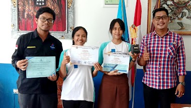 Raih Juara 1 dan Juara Favorit Lomba Poster Desain tingkat Nasional, Siswi SMK TI Bali Global Badung Mendapat Beasiswa Bebas SPP Selama 5 Bulan