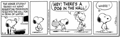 1991-09-19 - Snoopy as the honour student