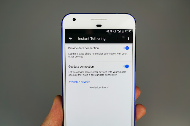 Instant Tethering feature For Pixel