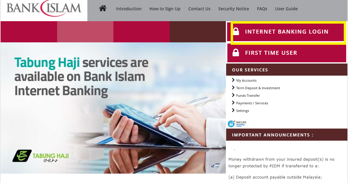 CARA NAK BAYAR YURAN UITM MELALUI BANK ISLAM ONLINE | Elle ...